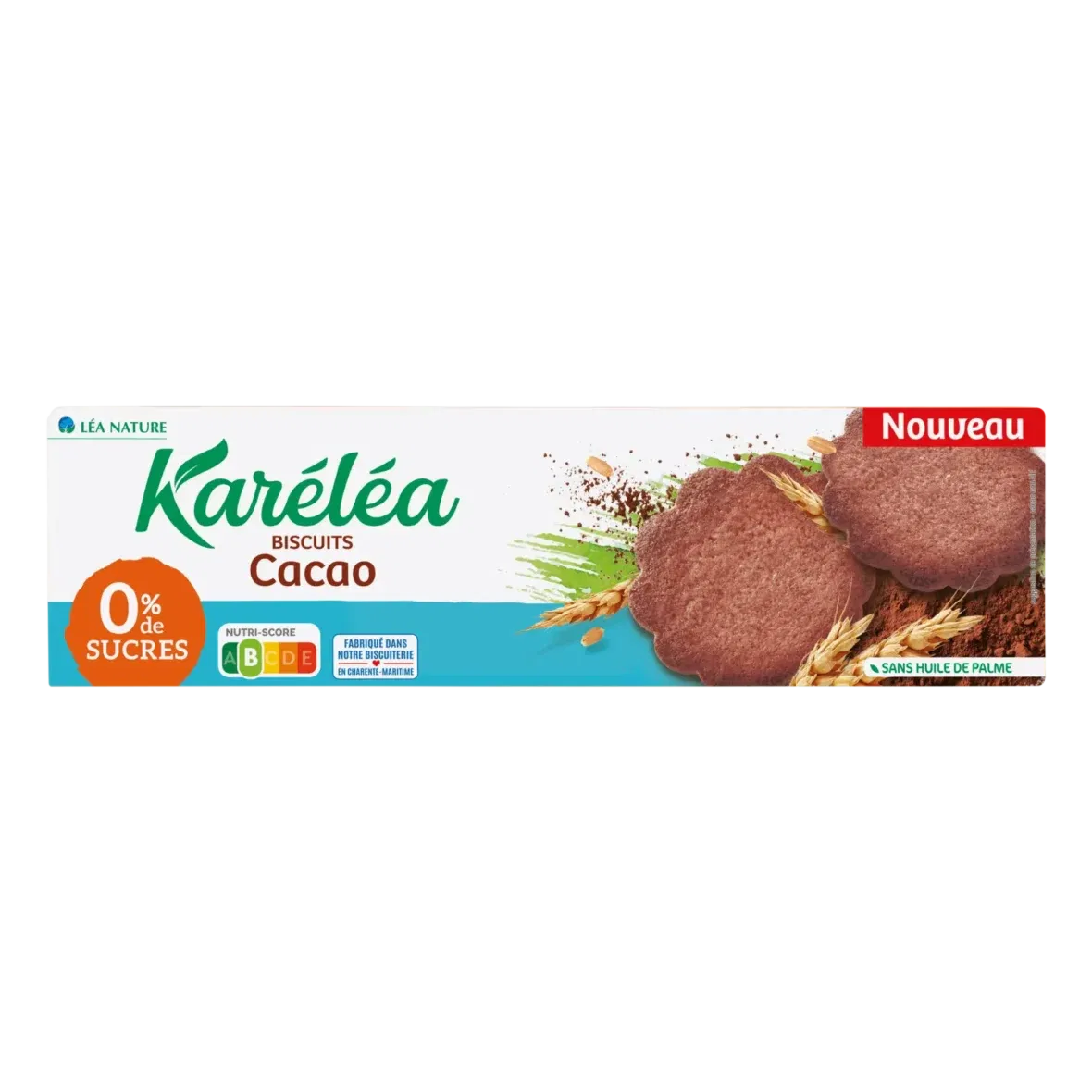 Karéléa Biscuits Cacao sans sucres