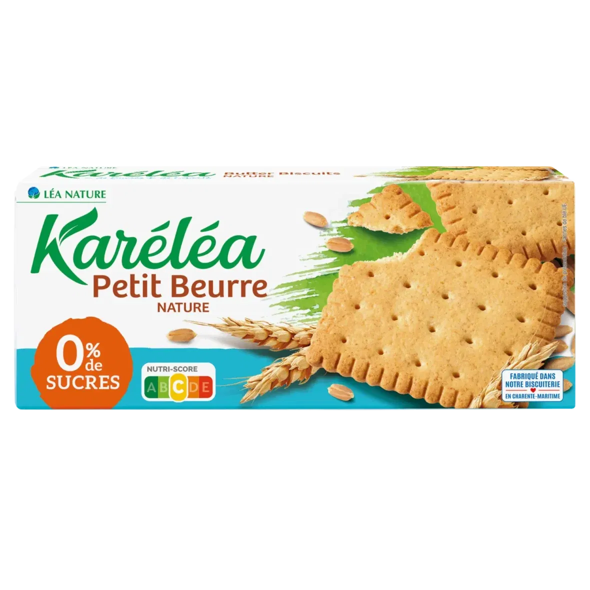 Karéléa Biscuits Petit Beurre nature sans sucres