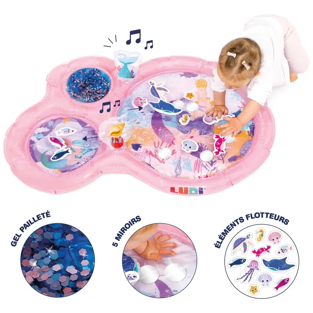 Ludi Tapis d&rsquo;eau sirène XXL 10m+