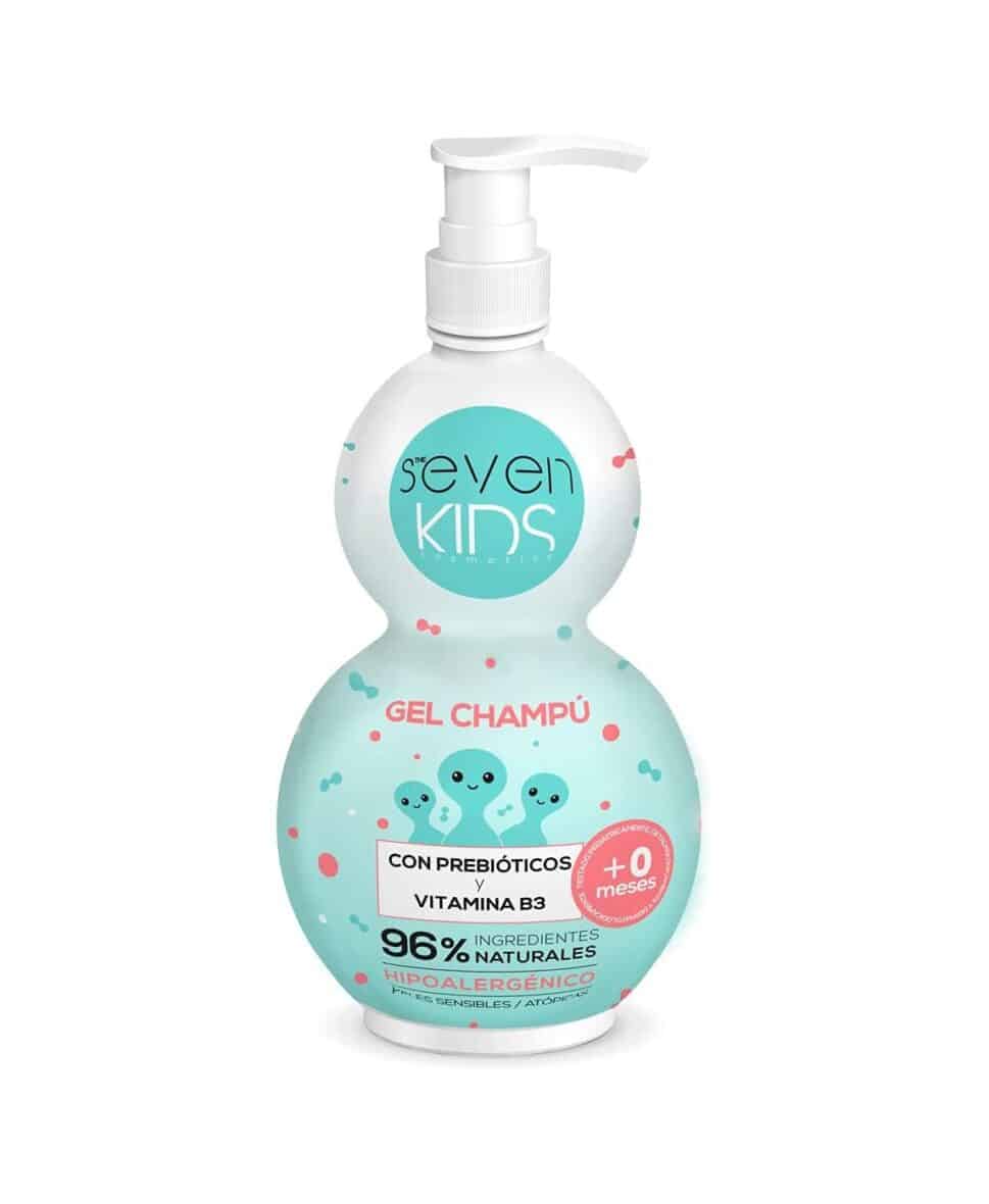 Seven Kids Gel Shampoing aux Prébiotiques et Vitamines B3 – 400ml