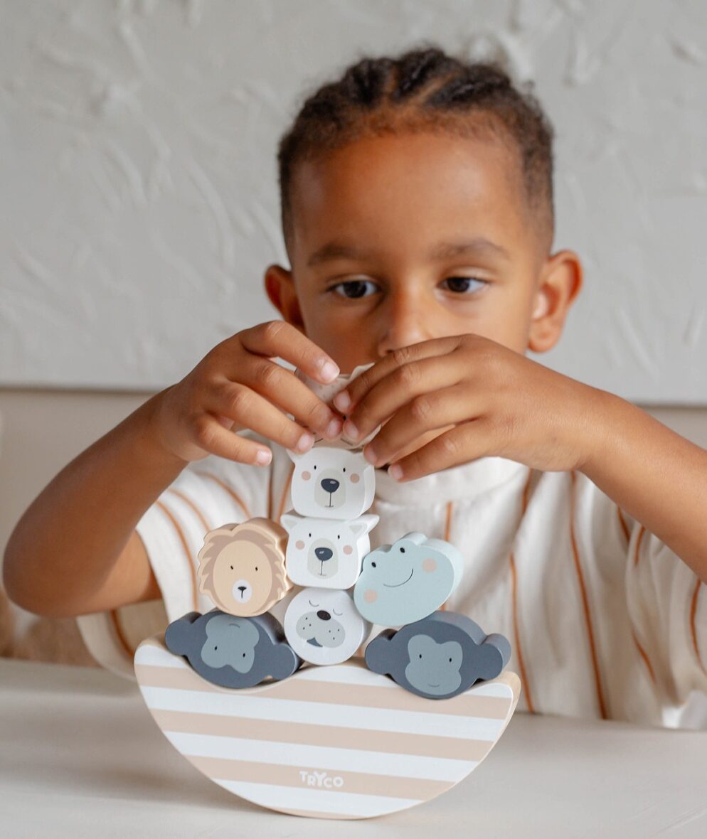 Bebemaman Tryco Jeu d&rsquo;équilibre en bois Jungle 1