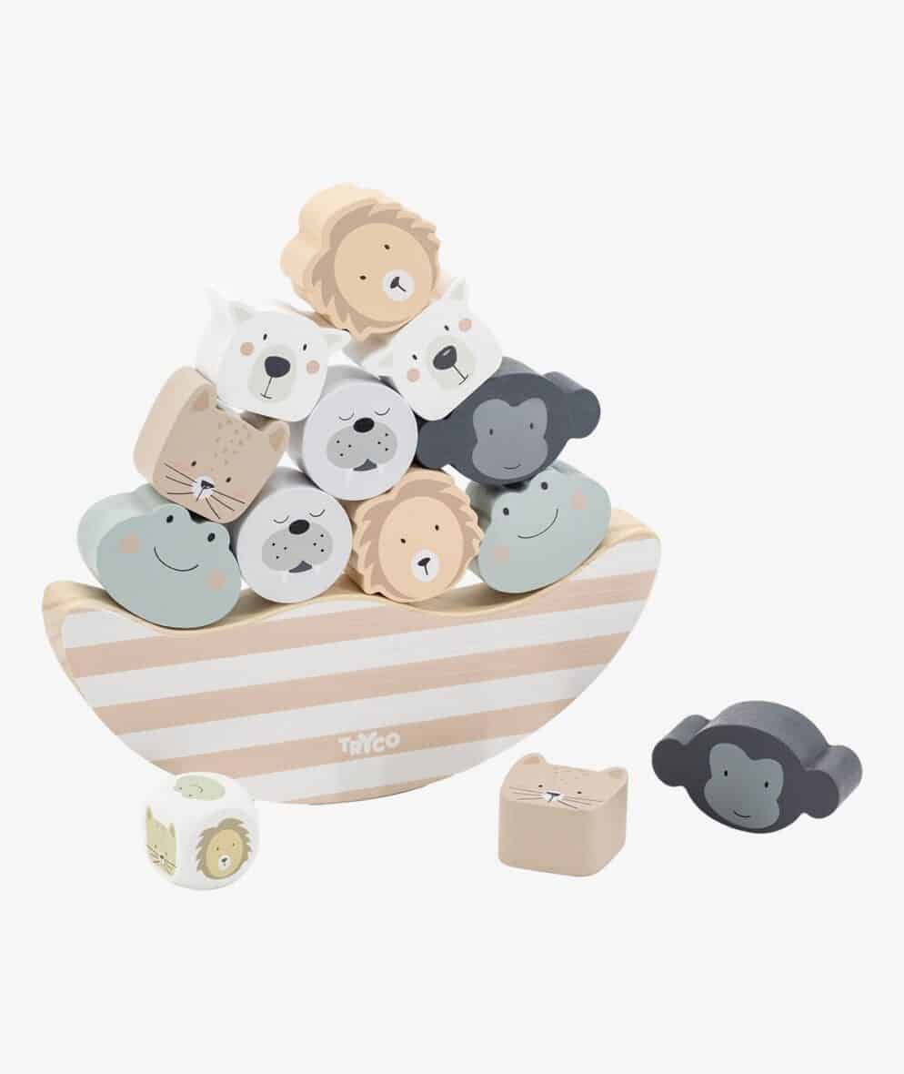 Tryco Jeu d&rsquo;équilibre en bois Jungle