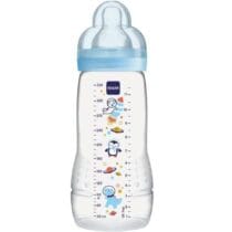 Retrouvez Mam Biberon Easy Active 2ème âge 330 ml Bleu au meilleur prix sur Bebemaman.ma . Livraison à domicile partout au Maroc.