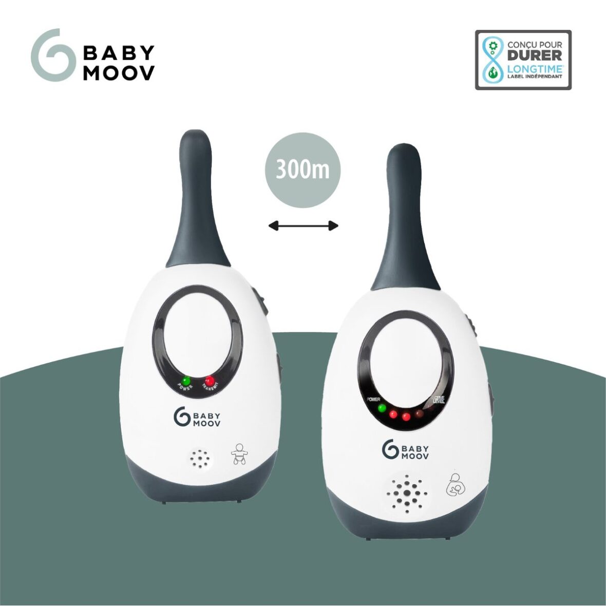 Babymoov Babyphone Simply Care 300m – 3 – bebemaman.ma