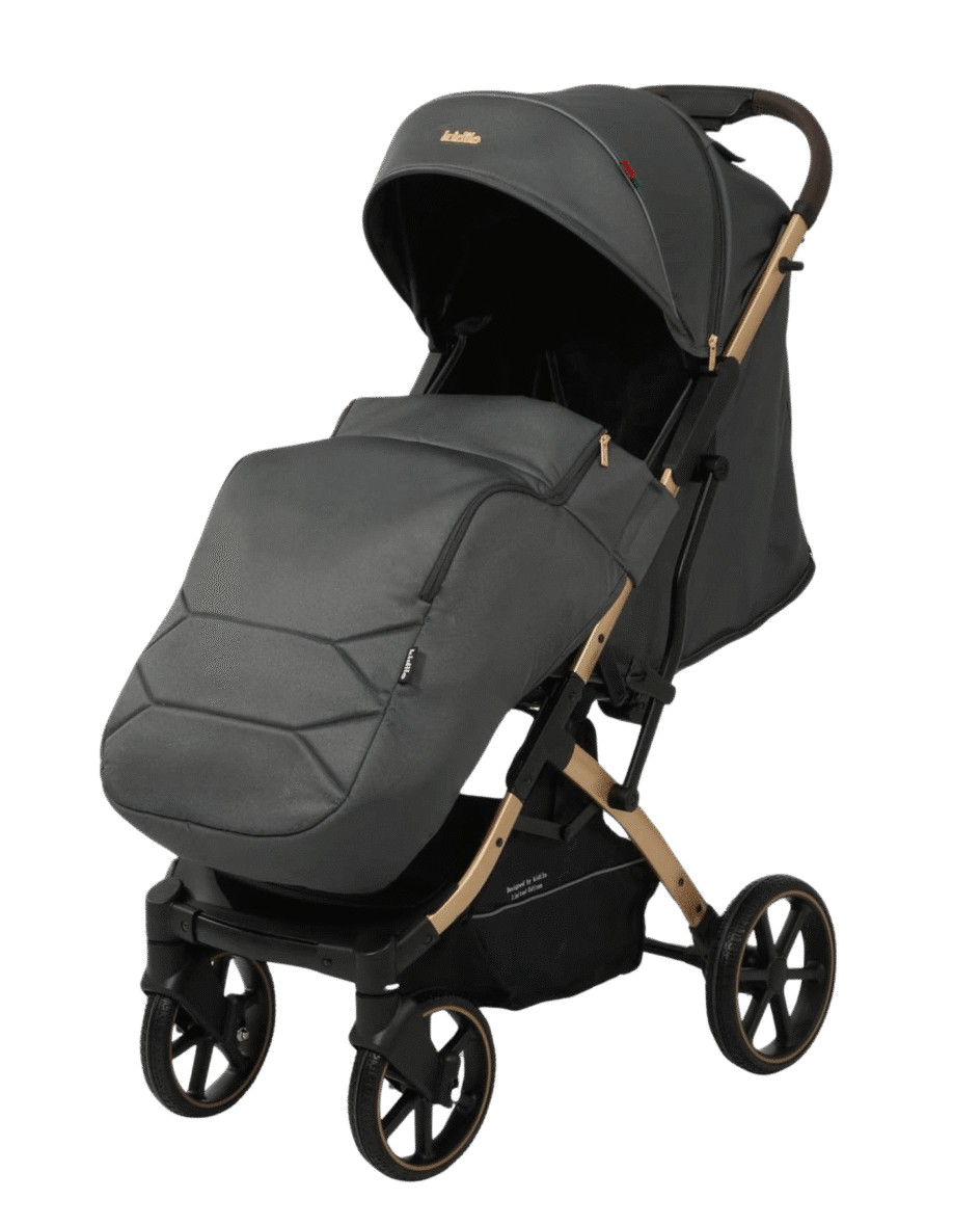 Bebemaman Kidilo Poussette Valise Ultra-Compacte D600 – Gris Foncé