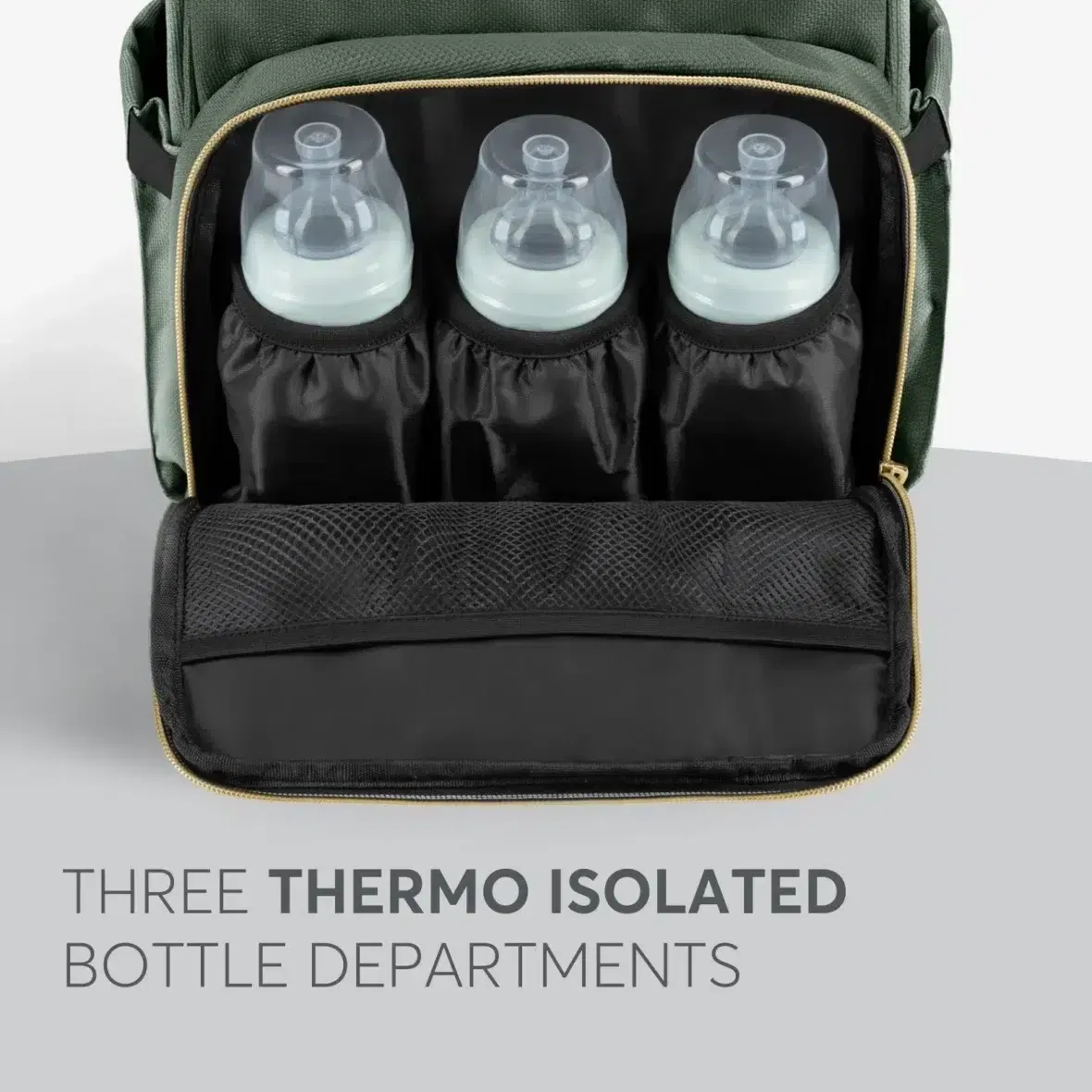 Bebemaman Kikkaboo Mama Bag Siena Vert 5