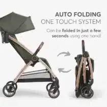 Bebemaman Kikkaboo Poussette Joy Vert Militaire 2