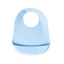 Yummy Bavoir en Silicone avec Poche 4m+ Bleu Ciel prix Maroc | Bebemaman.ma