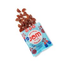 Bonbons bio et vegan Jom goût cola acidulé 25g sur Bebemaman.ma : 85 calories, sans gélatine, sans gluten. Un plaisir clean à savourer !