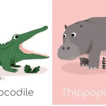 Avec Les Animaux Sauvages – Mon Premier Imagier offrez à votre bébé une première découverte des animaux de la jungle et du vocabulaire à travers un livre coloré, solide et tendre.