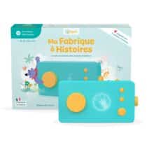 Avec Lunii Ma Fabrique à Histoires Verte , offrez à votre enfant une conteuse interactive sans écran qui lui permet de créer et d’écouter ses propres histoires audio.