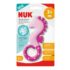 Nuk Anneau de Dentition Hippocampe Rose pour un soulagement immédiat. Sans BPA, facile à tenir, design ludique pour apaiser les premières dents.