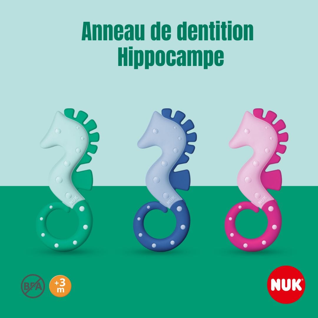 Bebemaman Nuk Anneau de dentition Hippocampe