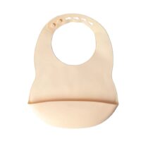 Yummy Bavoir en Silicone avec Poche 4m+ Crème prix Maroc | Bebemaman.ma