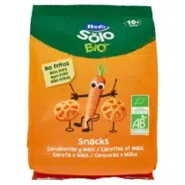Offrez à votre bébé le Hero Solo Sachet Snack Bio Carotte et Maïs 40g pour une expérience de grignotage saine et délicieuse. Commandez maintenant !