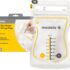 Stockez votre lait maternel en toute sécurité avec les sachets Medela. Lot de 100 sachets pré-stérilisés, sans BPA, résistants aux fuites. Idéal pour l’allaitement serein.