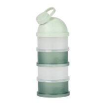 Préparez les biberons facilement avec la boîte doseuse Babymoov Babydose. 4 compartiments empilables, hermétiques et pratiques pour le lait en poudre. Idéal pour les déplacements.