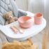 Yummy Coffret Repas Complet Silicone dès 4mois - Rose Poudre prix Maroc | Bebemaman.ma
