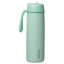 BBox Gourde Isotherme 690ml – Spearmint : inox double paroi, couvercle rabattable, format idéal pour les grands enfants. Disponible sur Bebemaman.ma.