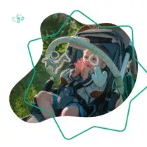 Badabulle Arche de Jeux Universelle : 3 jouets sensoriels amovibles, clips rotatifs 360°, s’adapte à tous les supports. Stimule la motricité de bébé.