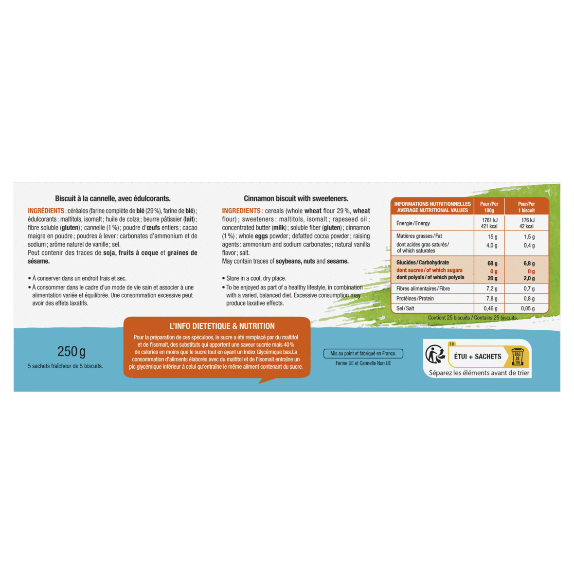 Bebemaman Karéléa Biscuits Spéculos sans sucres 1