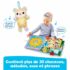 Stimulez les sens de bébé avec VTech Grand Livre Toudoux – Livre Tissu Musical Bébé avec Ourson Interactif musical, chansons, matières à toucher. Dès 3 mois.