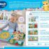 Stimulez les sens de bébé avec VTech Grand Livre Toudoux – Livre Tissu Musical Bébé avec Ourson Interactif musical, chansons, matières à toucher. Dès 3 mois.