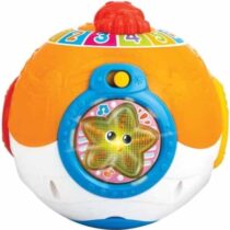 Découvrez le Winfun Roll 'N Learn Activity Ocean Ball, un jouet éducatif interactif pour bébé dès 6 mois. Stimulez l'éveil et la motricité de votre enfant avec des sons, des lumières et des textures amusantes.