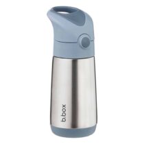 BBox Gourde Isotherme 350ml – Chill Out : bouteille inox étanche avec paille souple, design coloré. Dès 12 mois. Disponible sur Bebemaman.ma.