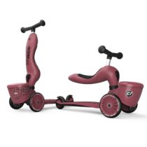 Découvrez la trottinette évolutive Scoot & Ride Highwaykick 1 Lifestyle – Wildcat : 2-en-1, sécurisée, avec panier intégré. Idéale pour les enfants de 1 à 5 ans.