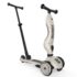 Découvrez la trottinette évolutive Scoot & Ride Highwaykick 1 Push and Go en couleur écru : 2-en-1 avec barre de poussée parentale, idéale pour les enfants de 1 à 5 ans.