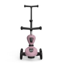 Découvrez la trottinette évolutive Scoot & Ride Highwaykick 1 Push & Go en wildberry : 2-en-1 avec barre de poussée parentale, idéale pour les enfants de 1 à 5 ans.