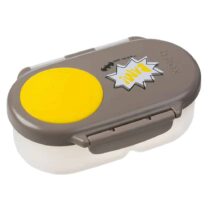 BBox Snack Box Batman : boîte à goûter étanche et pratique pour enfants fans de super-héros. Sans BPA. Disponible sur Bebemaman.ma.