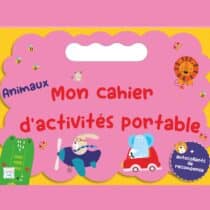 Stimulez la curiosité de votre enfant avec ce cahier d’activités sur les animaux. Jeux, coloriages, autocollants de récompense et format portable dès 3 ans.