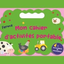 Initiez votre enfant dès 3 ans à la ferme avec ce cahier d’activités ludique et éducatif. Jeux, coloriages, autocollants de récompense et format nomade pour apprendre en s’amusant.