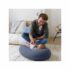 Doomoo Comfy Big Tetra Blue : coussin de maternité XXL ultra-doux en coton respirant. Pour un confort optimal pendant grossesse et allaitement. Achetez sur Bebemaman.ma !