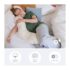 Doomoo Twisty Sweety Cream : coussin 2-en-1 grossesse et allaitement. Compact, ergonomique, lavable, en coton bio. Confort assuré pour maman et bébé.