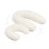 Doomoo Twisty Sweety Cream : coussin 2-en-1 grossesse et allaitement. Compact, ergonomique, lavable, en coton bio. Confort assuré pour maman et bébé.