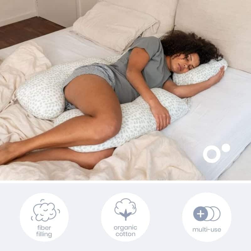 bebemaman coussin-doomoo-mini-leaves-green