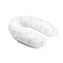 Doomoo Buddy Bear Family Grey : coussin d’allaitement ergonomique et doux, motif ours gris. Confort optimal dès la grossesse. Livraison rapide sur Bebemaman.ma.