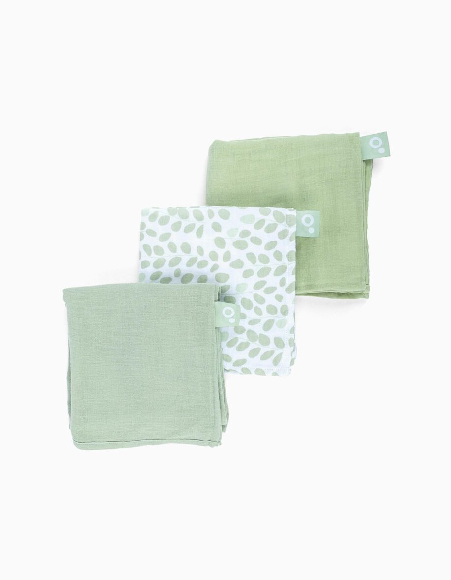 bebemaman doomoo set of 3 mini leaves green 1