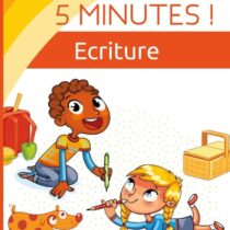 Découvrez notre cahier d'écriture « Écriture – Exercices de 5 minutes ! » pour enfants, conçu pour un apprentissage progressif et amusant de l'écriture. Idéal dès 4 ans, avec des exercices adaptés et des illustrations attrayantes.