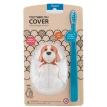Rendez le brossage amusant avec la Flipper Brosse à dents avec couvercle – Chien. Design attrayant, hygiène optimale et installation facile pour encourager les enfants à se brosser les dents.
