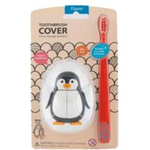 Rendez le brossage amusant avec la Flipper Brosse à dents avec couvercle – Pingouin. Design attrayant, hygiène optimale et installation facile pour encourager les enfants à se brosser les dents.
