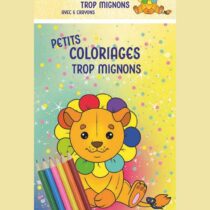 Craquez pour ce cahier de coloriage lionceau trop mignon pour enfants dès 3 ans ! Pages épaisses, dessins tendres et parfait format nomade.