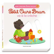 Préparez votre enfant à la crèche avec « Petit Ours Brun va à la crèche », un livre animé interactif pour les 0-3 ans. Illustrations colorées, animations ludiques et pages résistantes pour une découverte en douceur de la vie en collectivité.