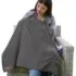 Découvrez notre couverture d’allaitement gris foncé en 100% coton respirant. Alliez confort, discrétion et style lors de vos moments d’allaitement