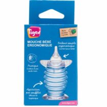 Tigex mouche-bébé ergonomique : embout souple, prise en main facile, hygiène nasale douce pour nourrissons. Disponible sur Bebemaman.ma, livraison rapide.