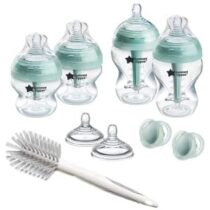 Coffret Tommee Tippee Advanced Anti-Colic complet avec biberons, tétines, sucettes et goupillon – idéal pour les nouveau-nés. Livraison rapide au Maroc.