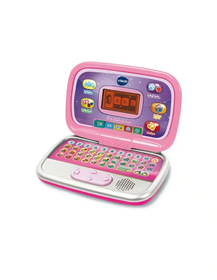 VTech Ordi Genius kid 3-7 ans rose